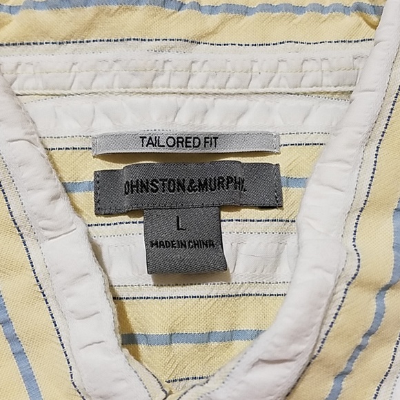 Johnston & Murphy Tailored Button Down Dress Shirt - Picture 5 of 7